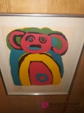 Karel Appel pencil signed litho picture