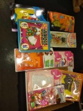 box of miscellaneous toys