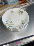 4-Limoges France saucers 5 1/4 inches