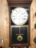 Antique Sessions clock co. Wall Regulator clock