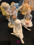 Three ceramic figurines Cybis and Others