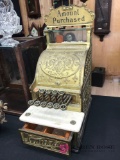 Antique Brass National Candy Store cash register