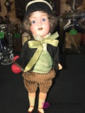 antique 10 in porcelain doll