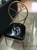 Gio Ponti - Mid century Black and gold chair