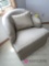 PRESTINE CONDITION Up bed two, upholstered swivel chair gray