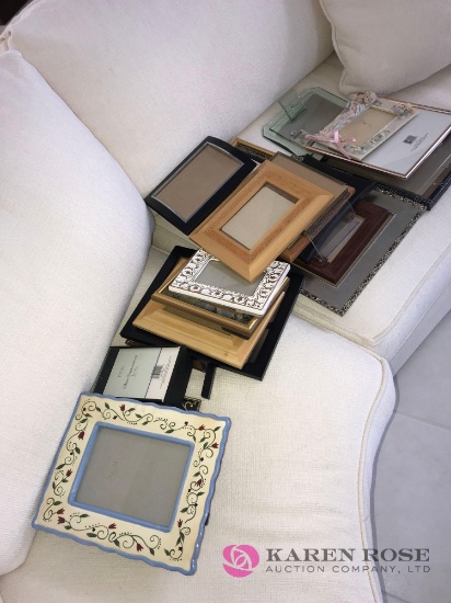Several different picture frames