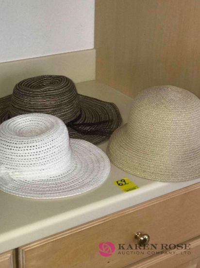 Three women?s hats