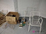 miscellaneous lot including chairs. basement