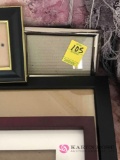 Seven assorted picture frames