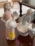two 10 inch Lladro figurines