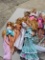 Large lot of newer Barbie and ken dolls with clothes