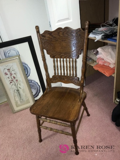 Antique wooden chair