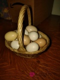ceramic egg basket
