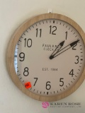 Upstairs reproduction wall clock