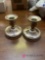 Sterling candle holders