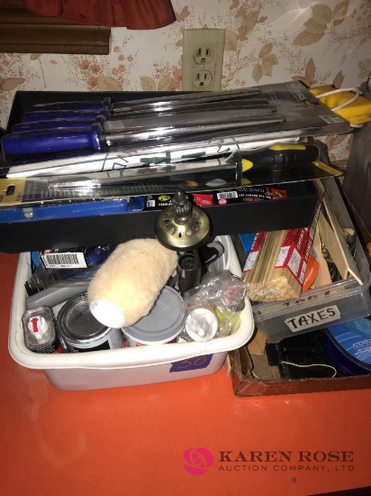 assorted tools/repair items