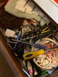 Contents of kitchen drawers silverware and miscellaneous