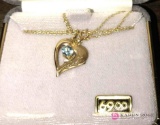 14k gold pendant necklace