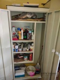 36x66 metal cabinet with contents