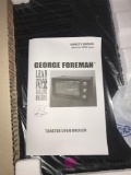 George Foreman Toaster Oven broiler