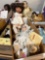 two porcelain dolls Ann Estelle and Seymour Mann
