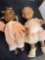 10 and 12 inch vintage baby dolls