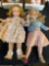 two 13 inch Maggie Madame Alexander dolls