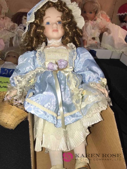 15 in unmarked porcelain doll