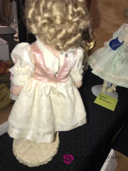 12 in unmarked porcelain doll