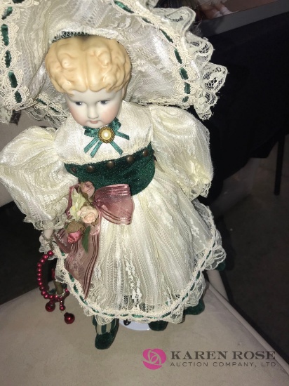 15 in porcelain doll unmarked