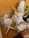 Three collectible fairy figurines