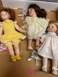 9 and 10 in jointed porcelain dolls