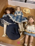 9 and 10 in jointed porcelain dolls