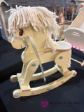 14 inch wooden horse