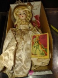 empress Marie Antoinette 10 in porcelain doll with open and shut eyes