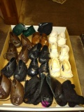 13 pairs of doll shoes