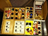 Japanese hairdressing dolls and Japanese knick knacks