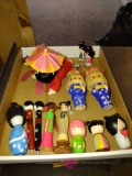 Japanese wood figurines