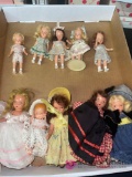 Lot of 10 vintage NANCY ANN dolls probably voque