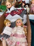 Three Madame Alexander dolls with tags