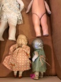 4- minature porcelain dolls incld. OLD GERMAN