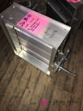 12 x 14 u/e extruded aluminum damper w/ H.D. Quadrant