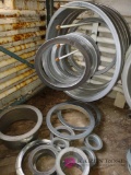 lot of galvanized flanges from 3 to 26 inches