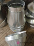 6 16-10 galvanized left collar male reducers