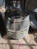 5 22-18 galvanized right collar reducers