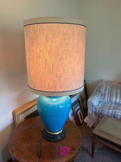Very large blue lamp