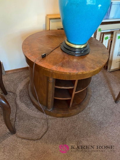 28 inch round end table