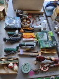 miscellaneous lot,tools, fishing items and more