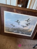 Framed picture rough water cans by James Killen signed