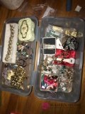 assorted costume jewelry